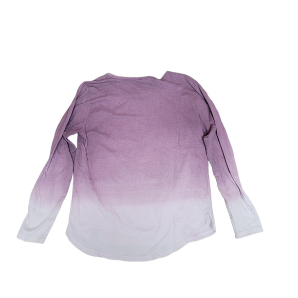 Yellowstone National Park ombre dipped dyed long sleeve soft shirt women's large - Picture 4 of 4